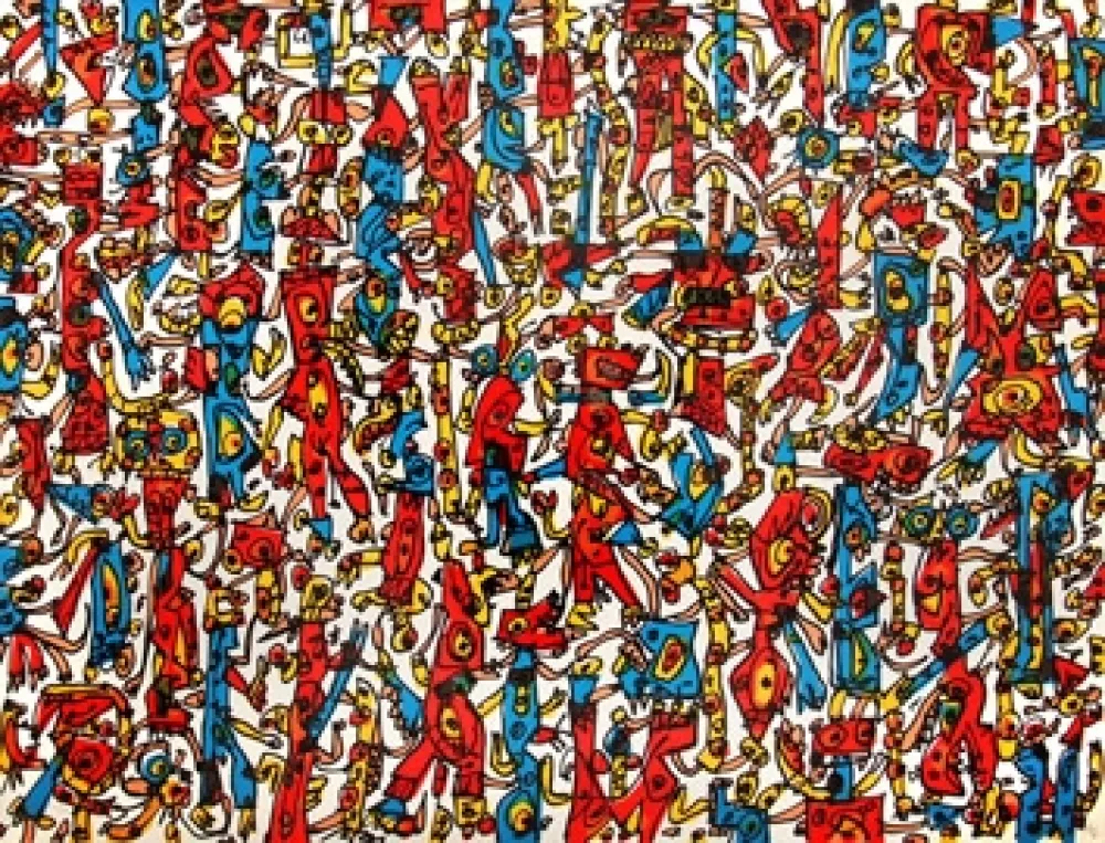 Литография Saura - Antonio Saura