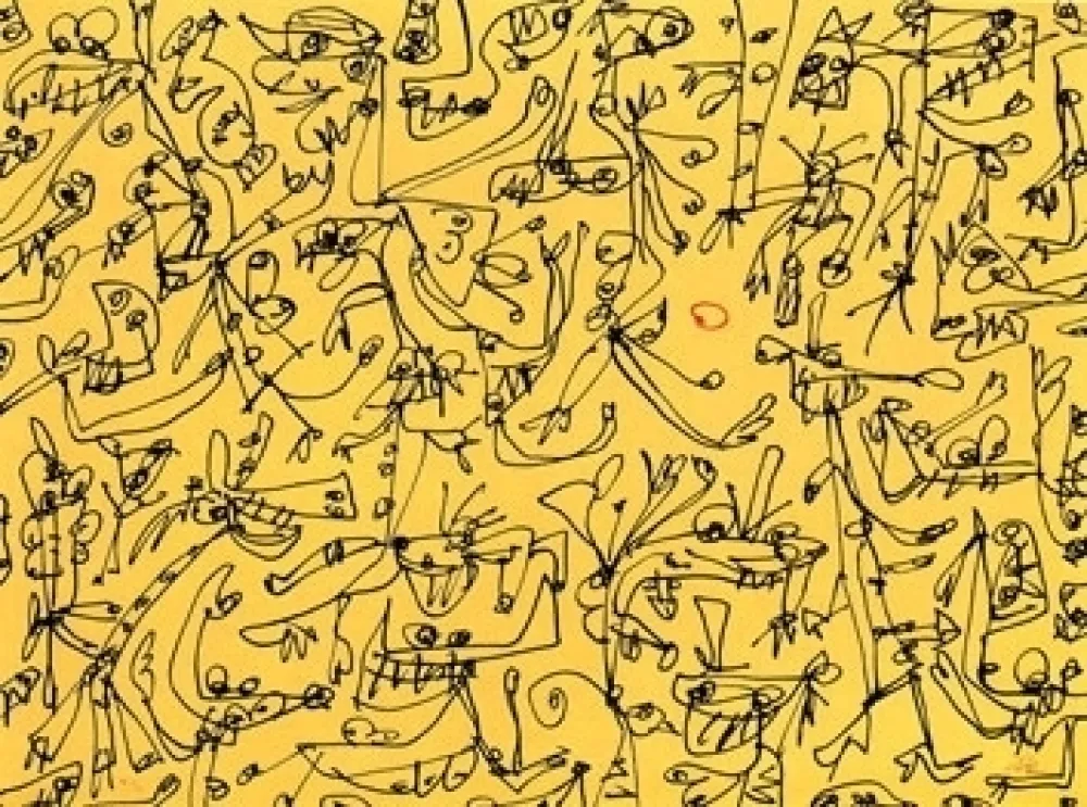 Литография Saura - Antonio Saura