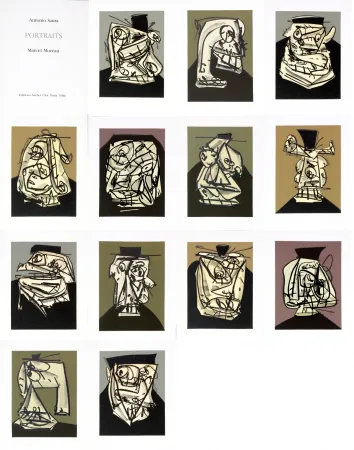 Нет Никаких Технических Saura - Antonio Saura/Portrait/Marcel Moreau/Edtions Atelier Clot