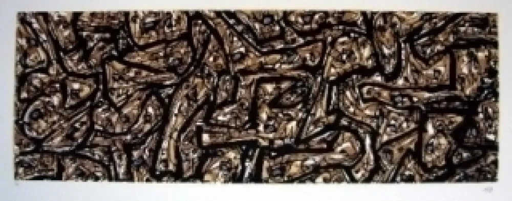 Офорт И Аквитанта Saura - Asedio 1