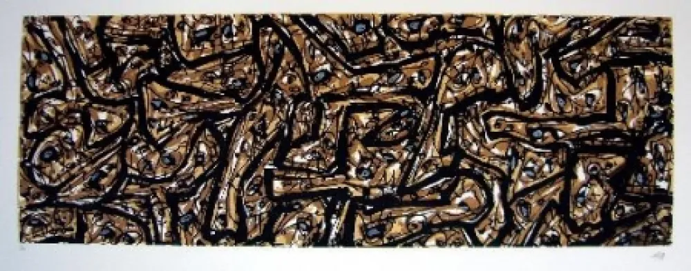 Офорт И Аквитанта Saura - Asedio 1