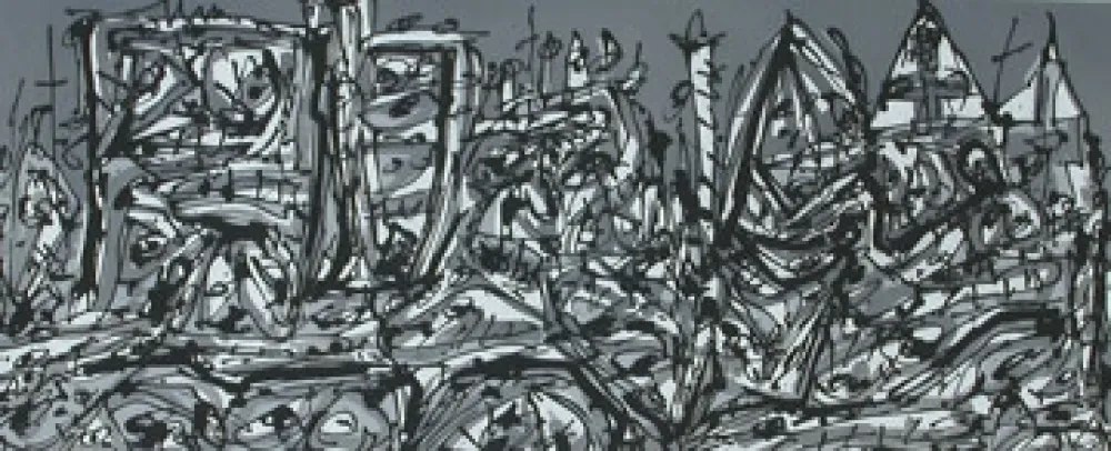 Офорт И Аквитанта Saura - Asedio II