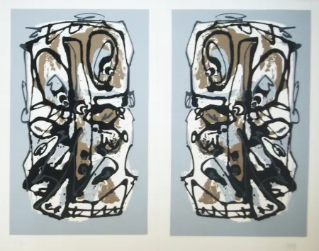 Сериграфия Saura - Babel de una noche de San Juan