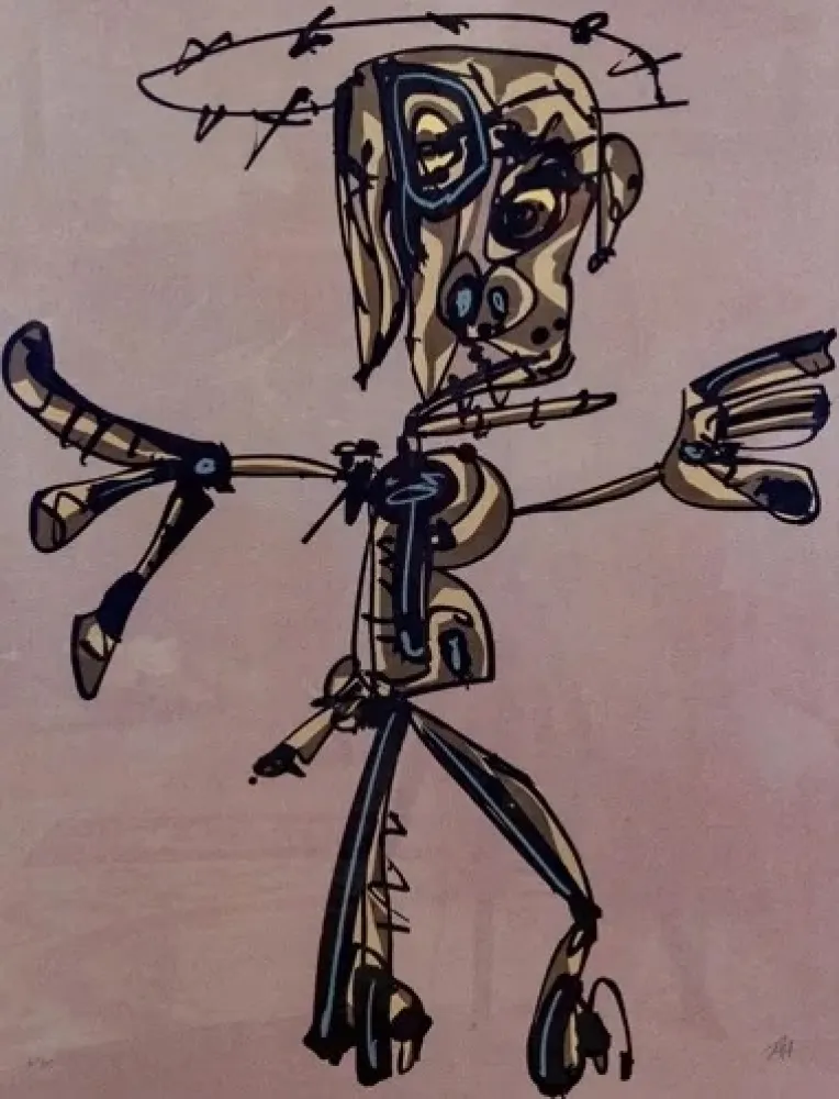 Литография Saura - Crucifixión