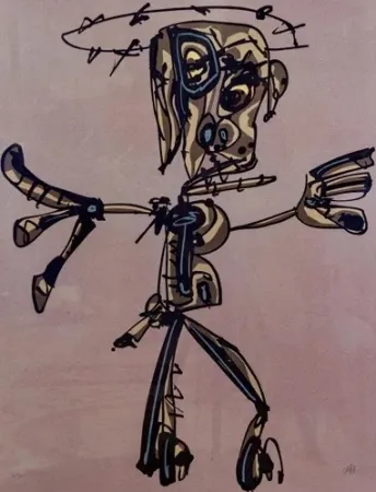 Литография Saura - Crucifixión