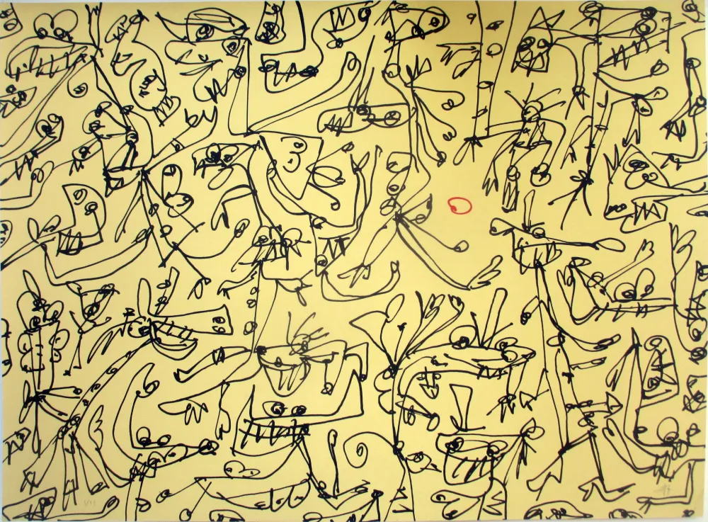 Литография Saura - Danse au Soleil