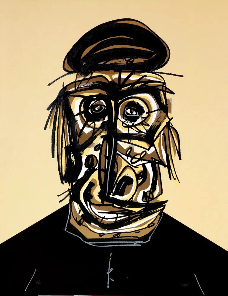 Литография Saura - Don, Une chaire d'ombre