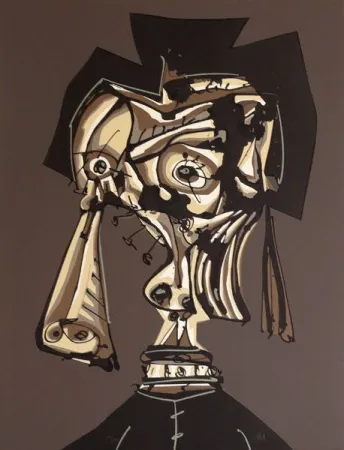 Литография Saura - Dora Maar IV