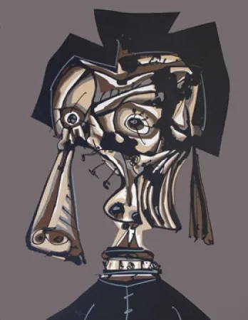 Литография Saura - Dora Maar IV