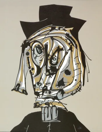 Литография Saura - Dora Maar visitada I