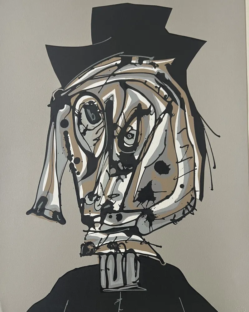 Литография Saura - Dora Maar Visitada I -  Atelier Clot, Bramsen & Co