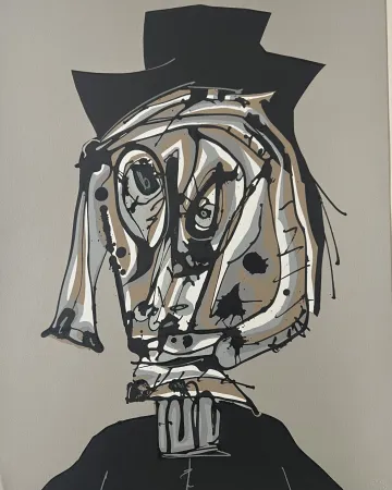 Литография Saura - Dora Maar Visitada I -  Atelier Clot, Bramsen & Co