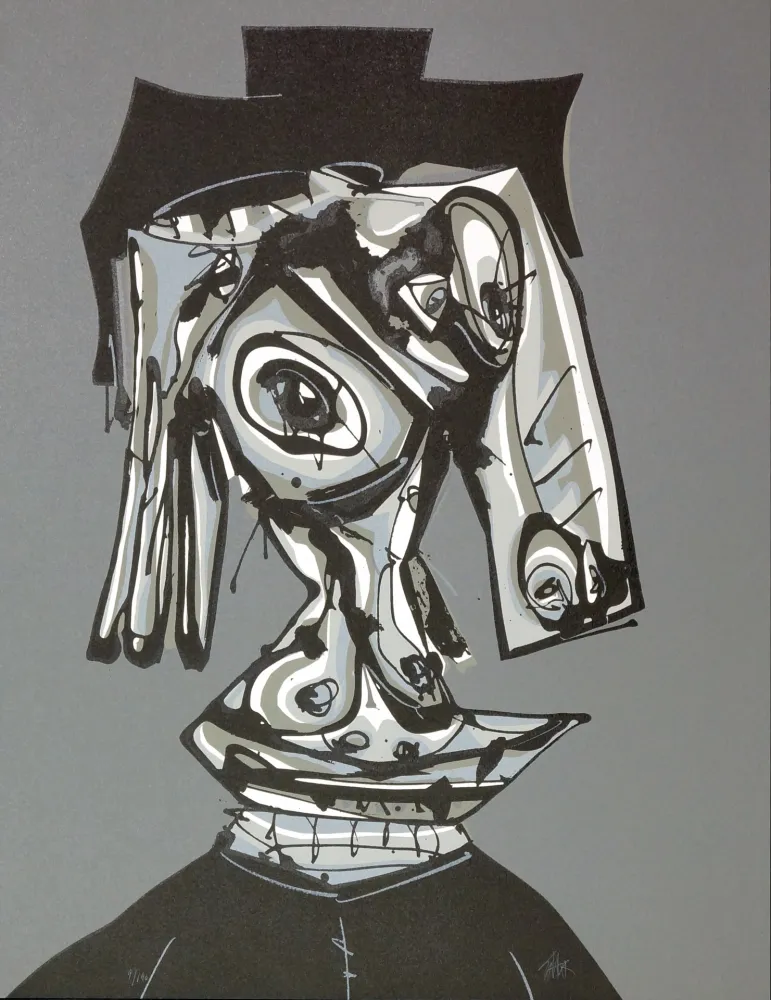 Литография Saura - Dora Maar visitada III