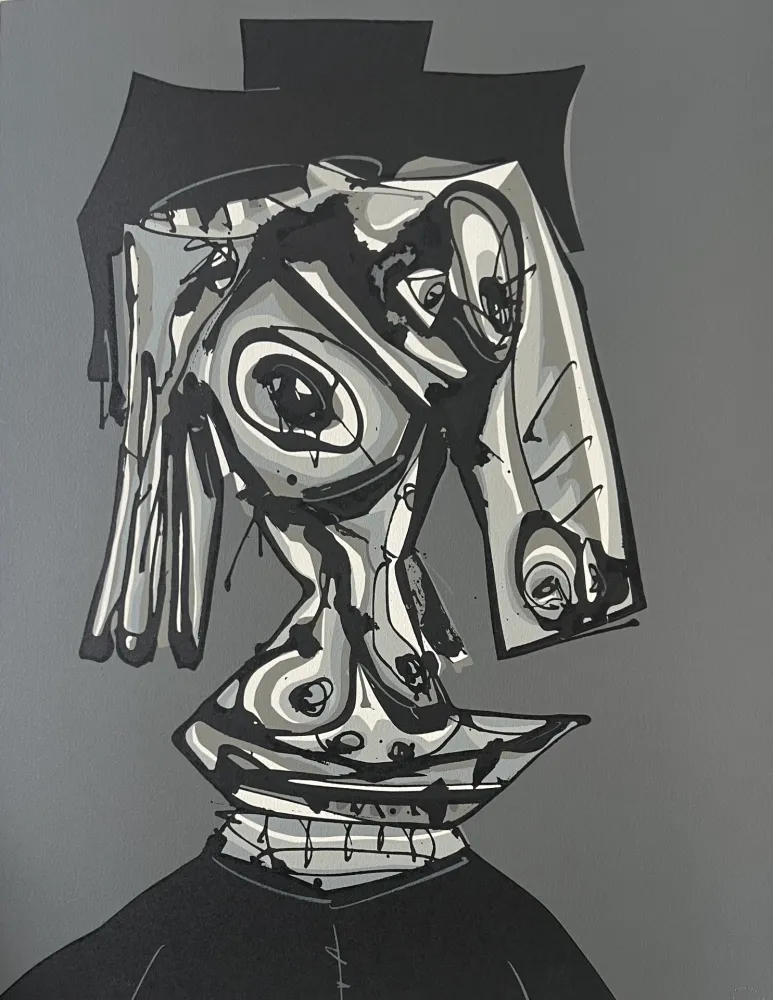 Литография Saura - Dora Maar Visitada III -  Atelier Clot, Bramsen & Co