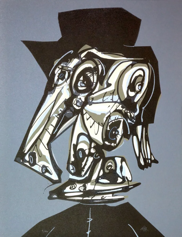 Литография Saura - Dora Maar visitada V