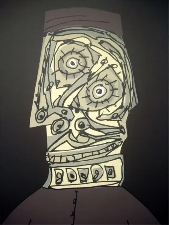 Литография Saura - El Caballero