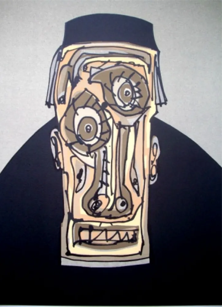 Литография Saura - El Obispo