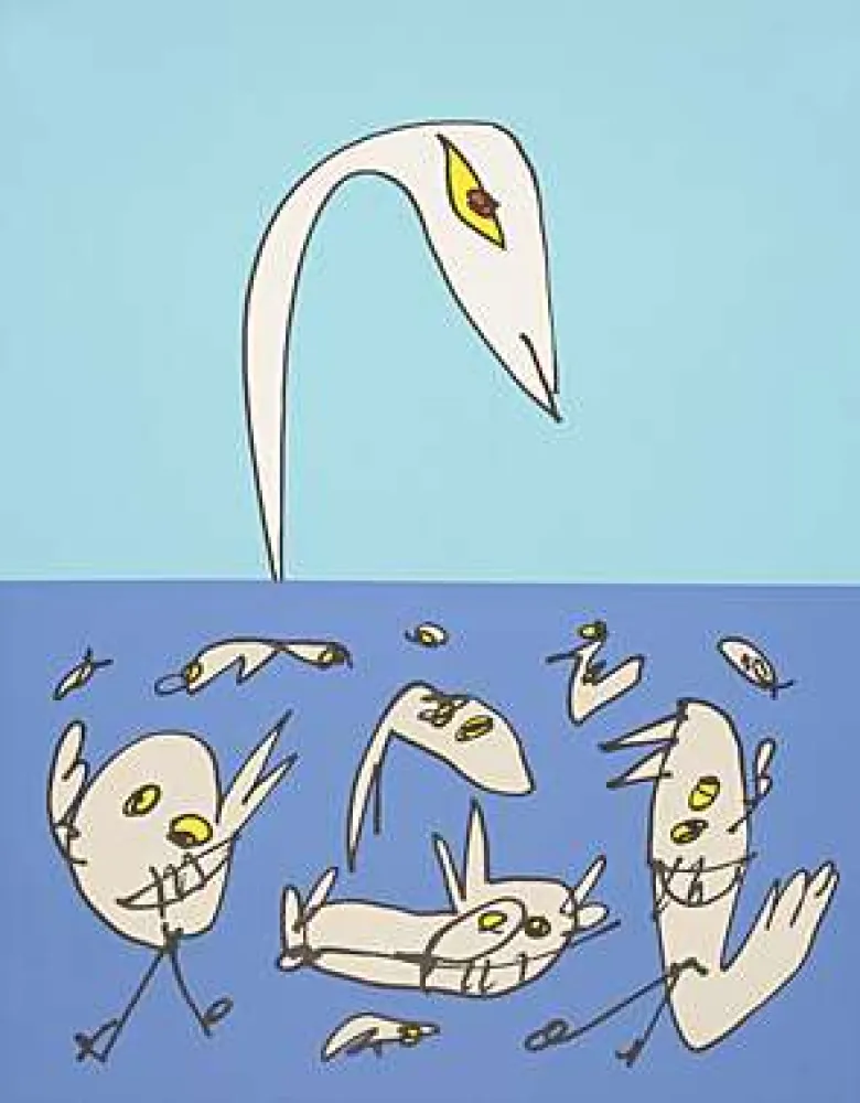 Литография Saura - El patito feo