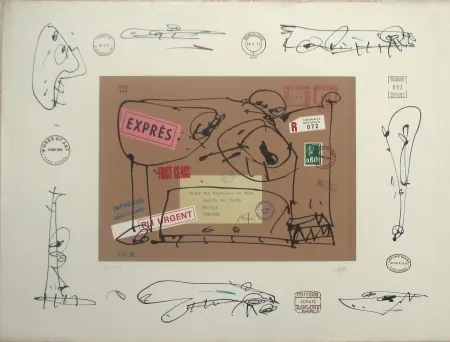 Литография Saura - Francisco de Goya