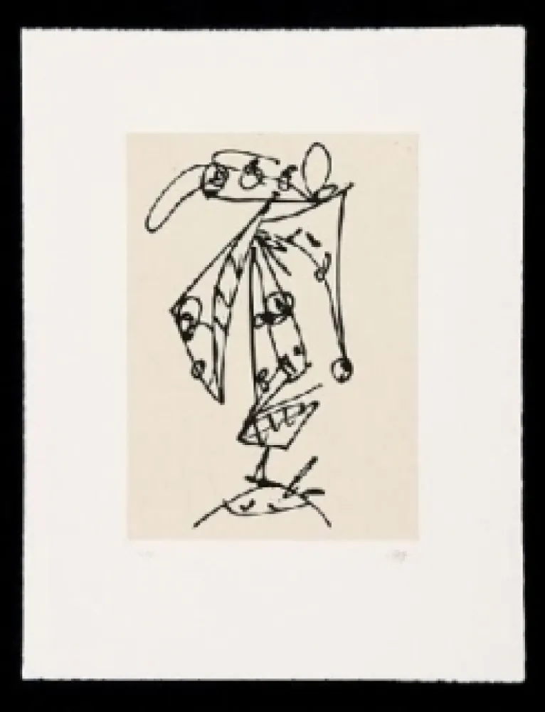 Офорт И Аквитанта Saura - Frauen Portrait mit Hut 1