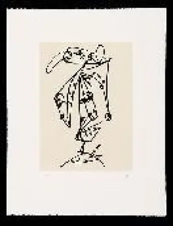 Офорт И Аквитанта Saura - Frauen portrait mit Hut 1