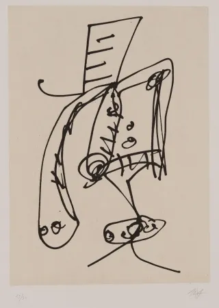 Офорт И Аквитанта Saura - Frauen portrait mit Hut 2