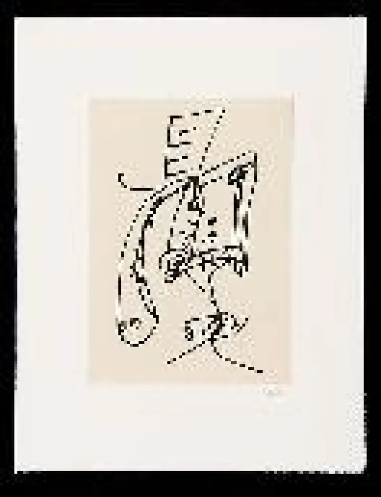 Офорт И Аквитанта Saura - Frauen portrait mit Hut 2