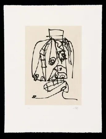 Офорт И Аквитанта Saura - Frauen Portrait Mit Hut - 8 etchings