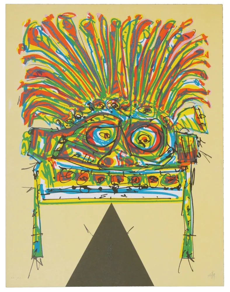 Литография Saura - India