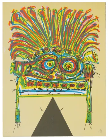 Литография Saura - India