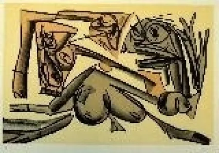 Литография Saura - Kafka 10