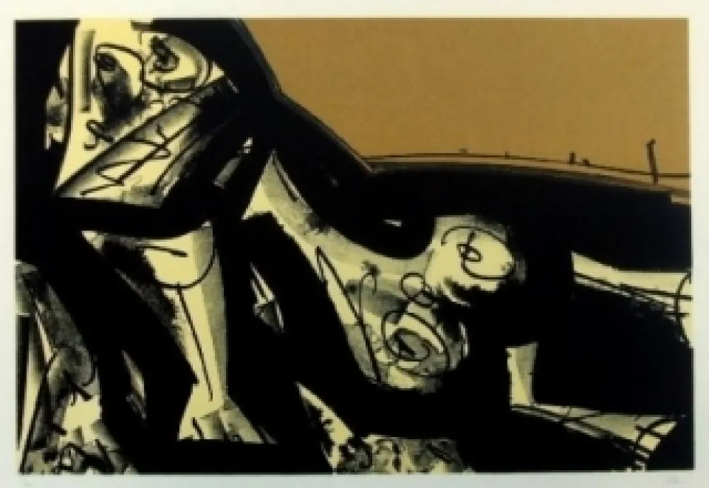 Литография Saura - Kafka 2