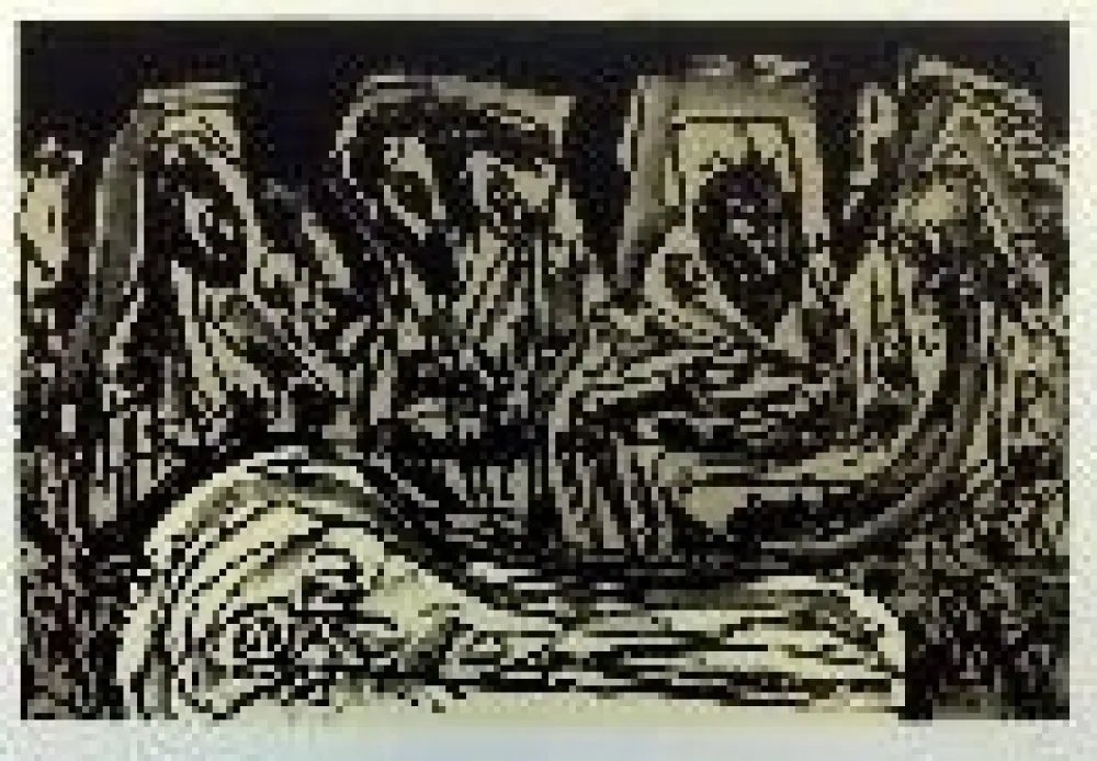 Литография Saura - Kafka 3