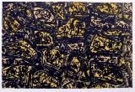 Литография Saura - Kafka 4