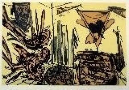 Литография Saura - Kafka 5