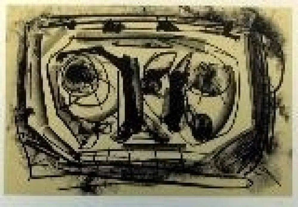 Литография Saura - Kafka 8