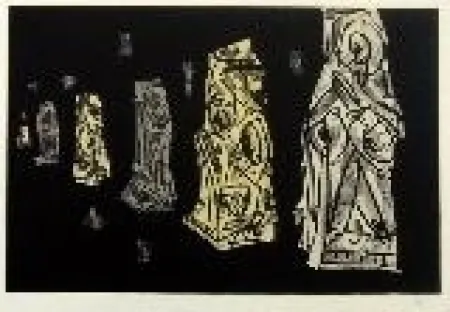 Литография Saura - Kafka 9