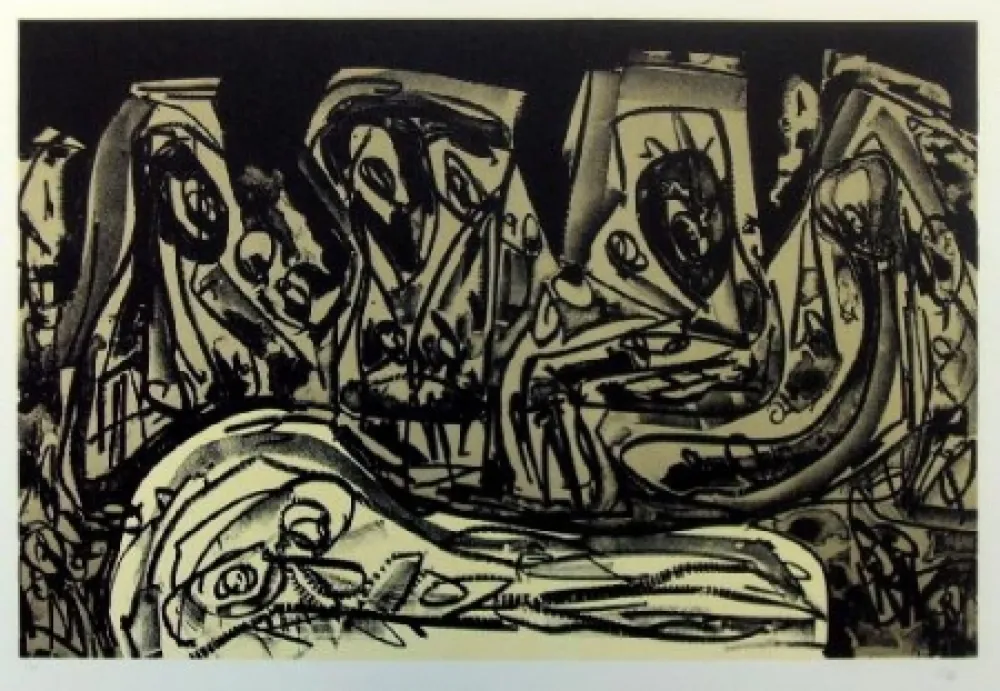 Литография Saura - Kafka