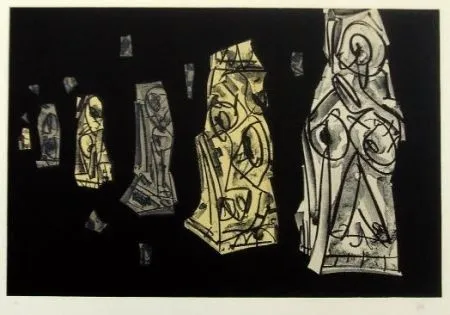 Литография Saura - Kafka II