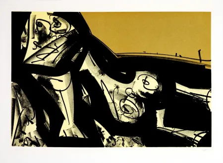 Литография Saura - Kafka - Tagebücher I