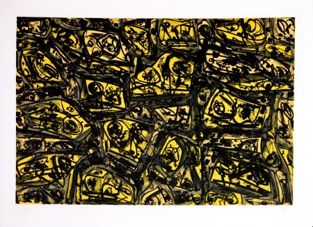 Литография Saura - Kafka - Tagebücher VII