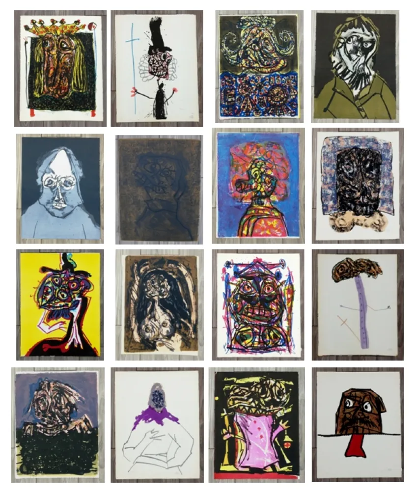 Литография Saura - La Historia de España