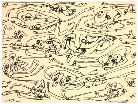 Литография Saura - La paresse