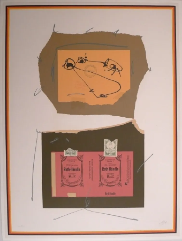 Литография Saura - Le Jardin des Nations: Gudula