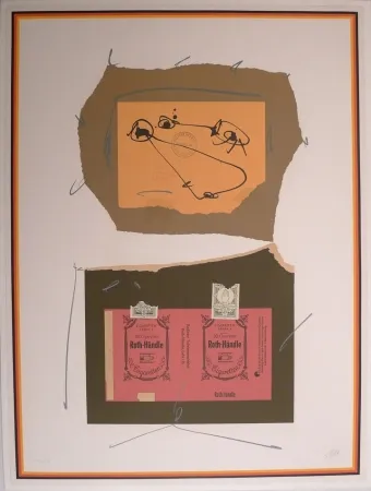 Литография Saura - Le Jardin des Nations: Gudula