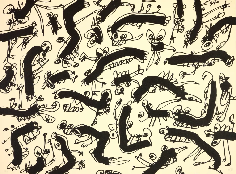 Литография Saura - L'envie