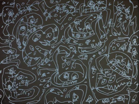 Литография Saura - Les Sept pêchés capitaux