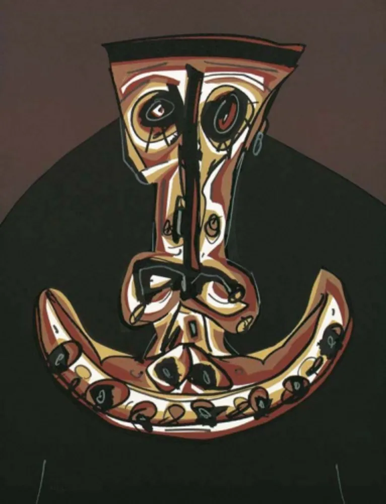 Литография Saura - Melanchton II