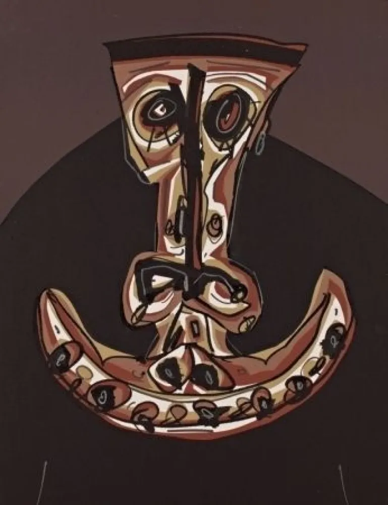 Литография Saura - Melanchton V