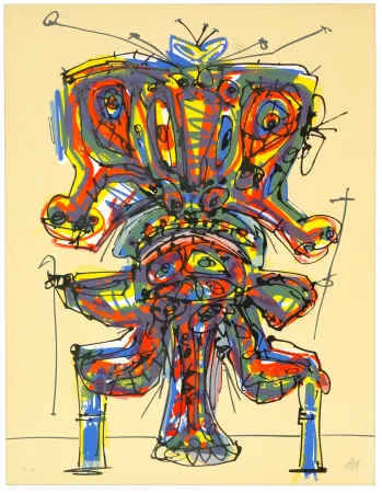 Литография Saura - Mendigo